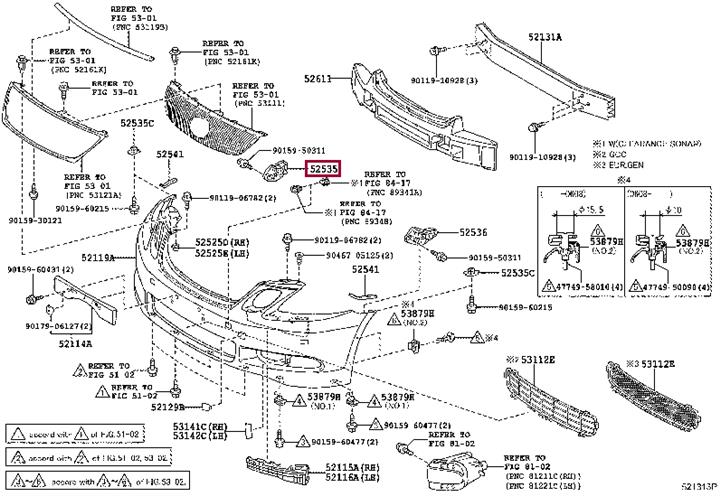 Купить Toyota 52535-30210 по низкой цене в Украине!