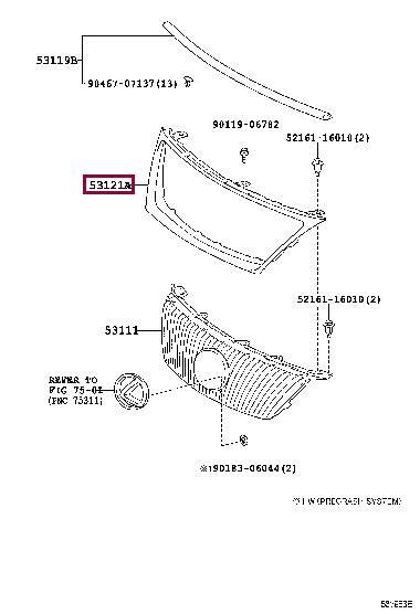 Купить Toyota 52711-53010 по низкой цене в Украине!