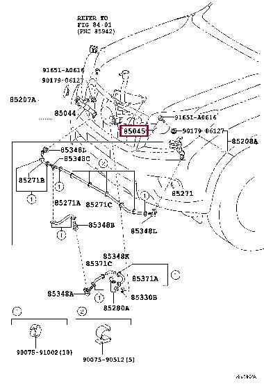 8504560050A1 Toyota Заглушка