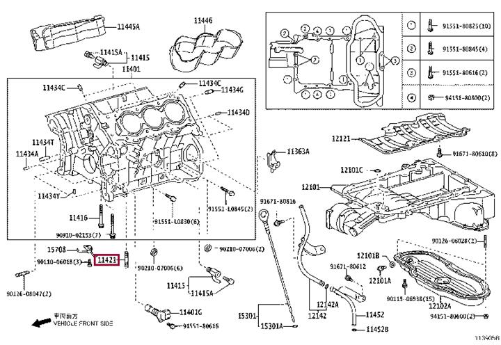 9012608051 Toyota Шпилька