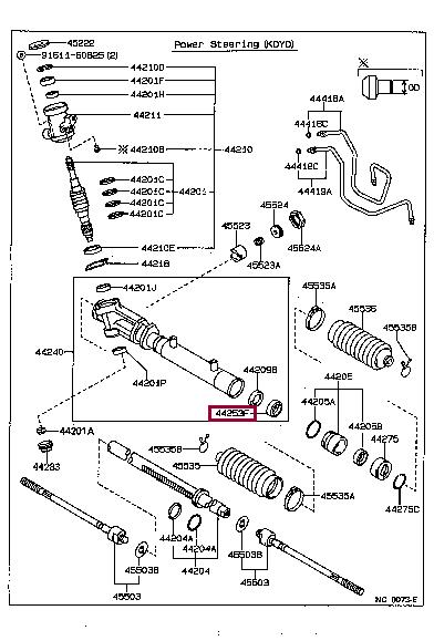 9031124010 Toyota Сальник рулевой рейки