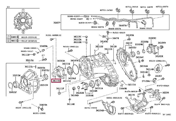 9031151009 Toyota Сальник