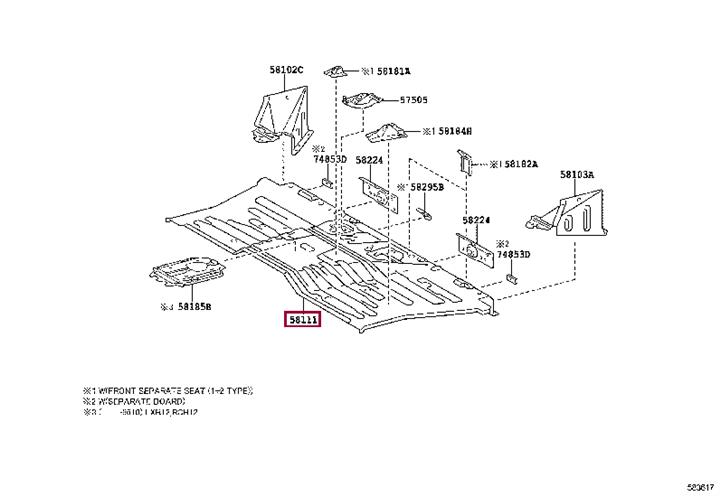 9033330002 Toyota Заглушка