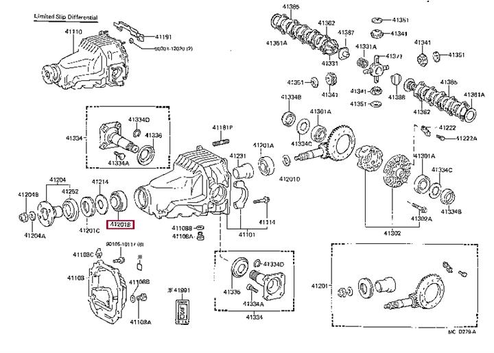 Підшипник редуктора Toyota 90366-30067
