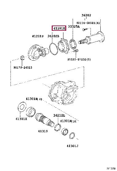 Toyota 90369-50002 Подшипник 9036950002: Отличная цена - Купить в Украине на EXIST.UA! 9036950002 Toyota Подшипник