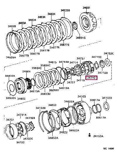 9037431008 Toyota Подшипник