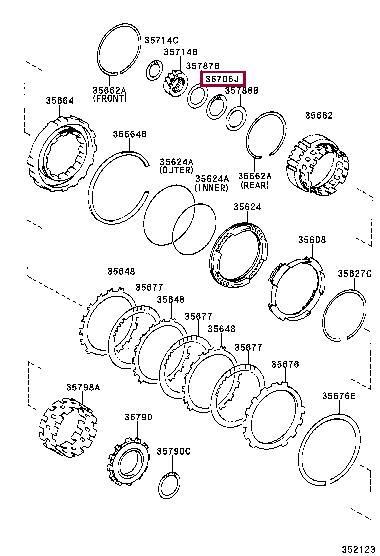 9037438002 Toyota Подшипник