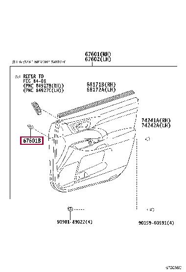 Toyota 90467-A0005 Клипса 90467A0005: Отличная цена - Купить в Украине на EXIST.UA! 90467A0005 Toyota Клипса