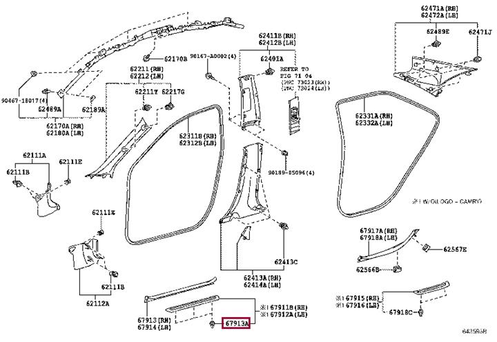 90467A0007 Toyota Клипса
