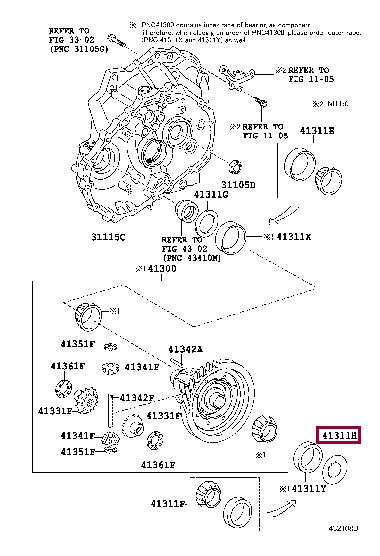 9056444017 Toyota Шайба клапана, регулювальна