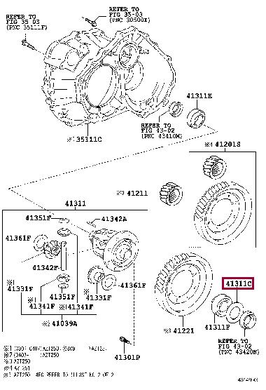 9056479097 Toyota Шайба клапана, регулировочная