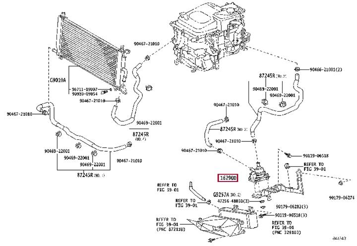 Toyota G9040-48080 Помпа водяная G904048080: Отличная цена - Купить в Украине на EXIST.UA! G904048080 Toyota Помпа водяная
