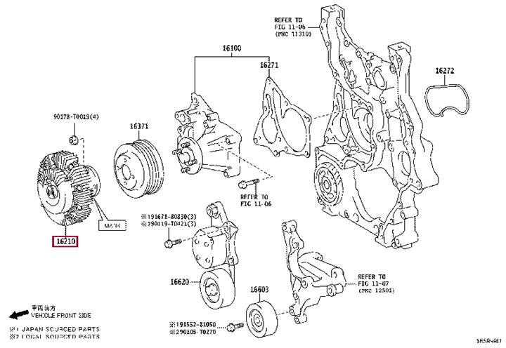 Toyota 162100E020 Вискомуфта 162100E020: Отличная цена - Купить в Украине на EXIST.UA! 162100E020 Toyota Вискомуфта