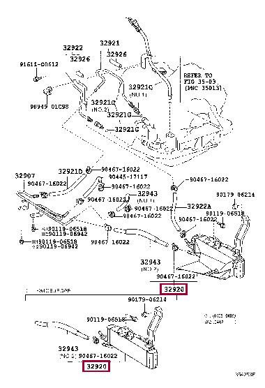 3292048021 Toyota Радиатор масляный