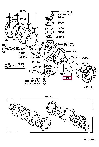 Купить Toyota 43401-60081 по низкой цене в Украине!
