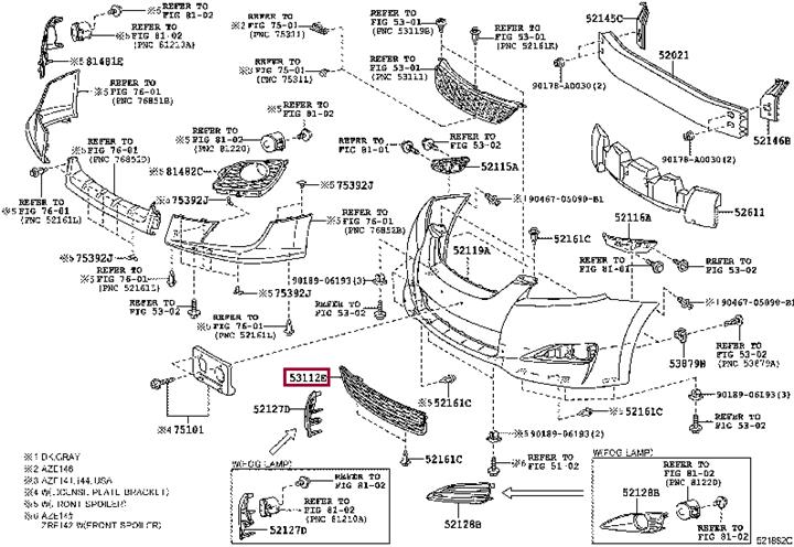 Купить Toyota 53112-02110 по низкой цене в Украине!