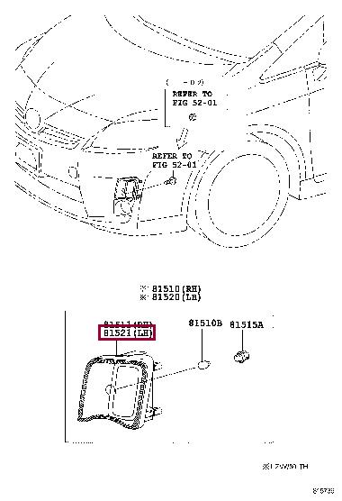 8152147013 Toyota Поворотник