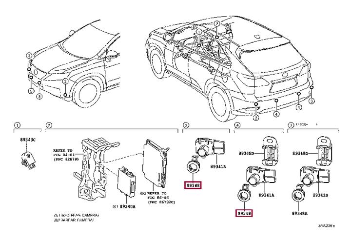 8934833100E3 Toyota Клипса крепежная
