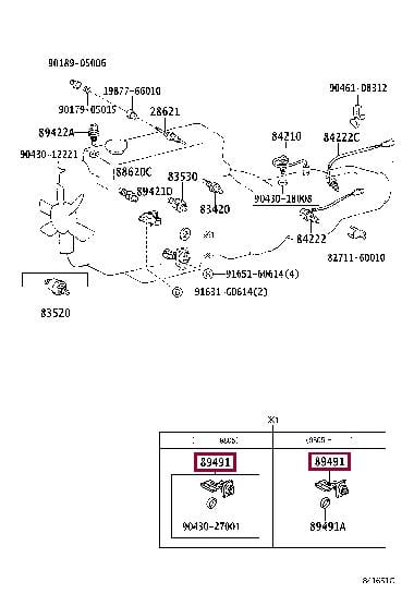 8949160060 Toyota Датчик рівня масла