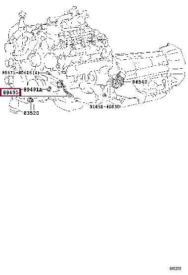 8949160100 Toyota Датчик рівня масла