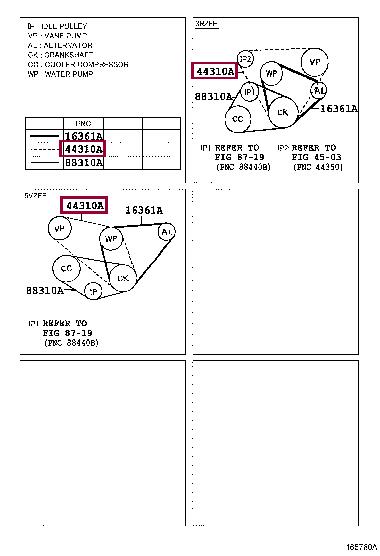 Toyota 90080-91126-83 Поликлиновый ремень 900809112683: Отличная цена - Купить в Украине на EXIST.UA! 900809112683 Toyota Поликлиновый ремень