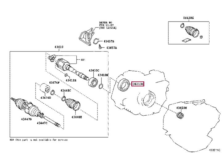 9031136006 Toyota Сальник напіввісі