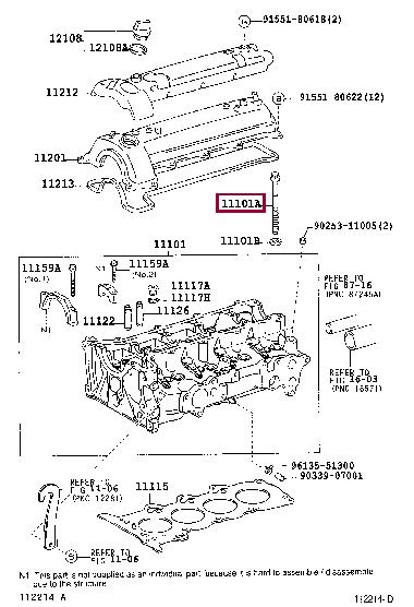 9091002182 Toyota Болт металевий