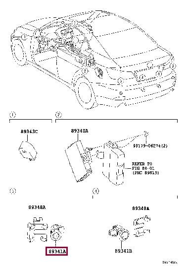 8934130010J5 Toyota Датчик парковки