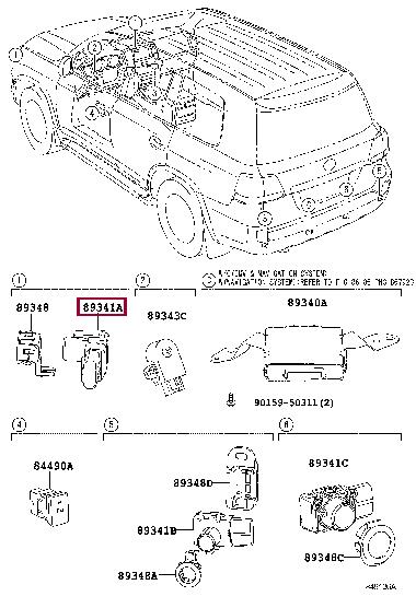 Toyota 89341-33160-F1 Датчик парктроника 8934133160F1: Приваблива ціна - Купити в Україні на EXIST.UA! 8934133160F1 Toyota Датчик парктроника