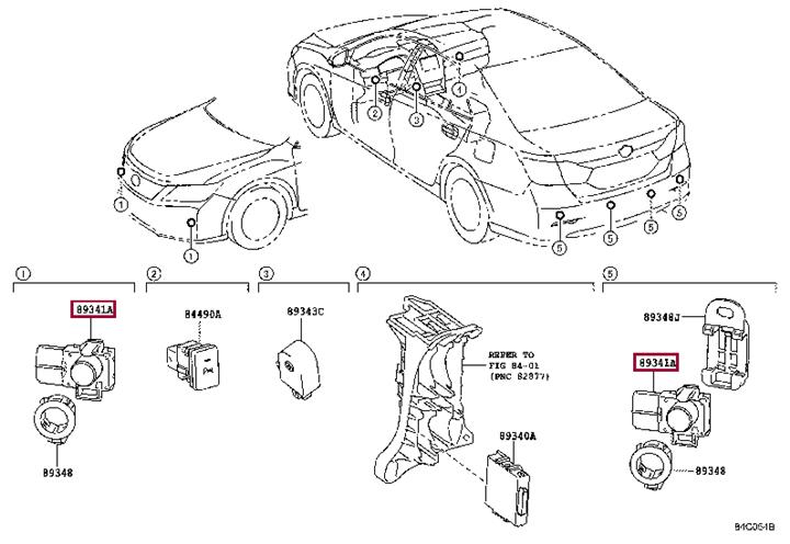 Toyota 8934133210B7 Sensor, ultrasonic, no.1 8934133210B7: Отличная цена - Купить в Украине на EXIST.UA! 8934133210B7 Toyota Sensor, ultrasonic, no.1