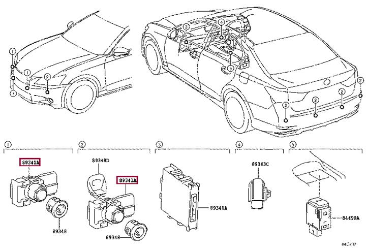 Toyota 89341-76010-B3 Автозапчастина 8934176010B3: Приваблива ціна - Купити в Україні на EXIST.UA! 8934176010B3 Toyota Автозапчастина