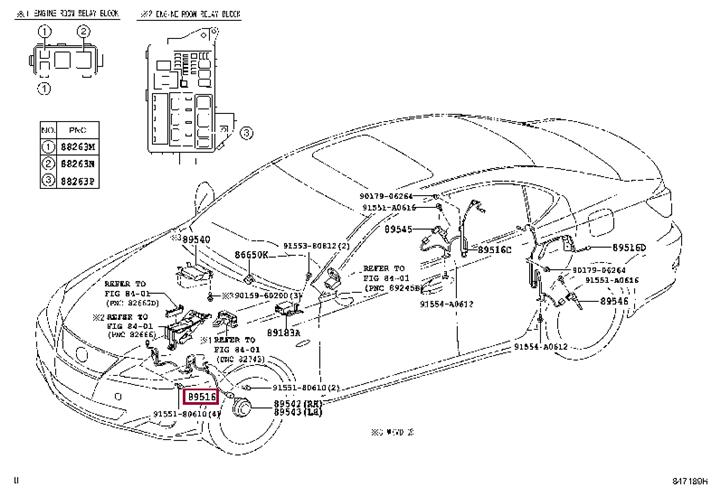 8951630030 Toyota Дріт датчика АБС