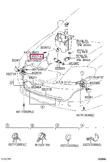 9007515016 Toyota Патрубок
