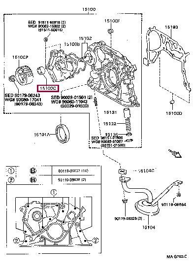 9008031003 Toyota Кольцо уплотнительное