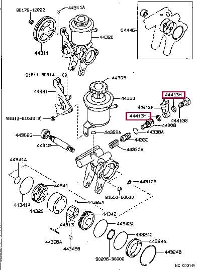 9008043029 Toyota Прокладка профільована