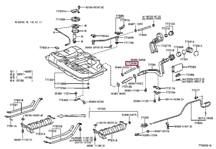 9008044079 Toyota Патрубок