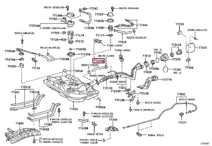 9008044090 Toyota Патрубок