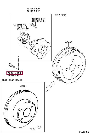 Toyota 90105-10470 Автозапчастина 9010510470: Приваблива ціна - Купити в Україні на EXIST.UA! 9010510470 Toyota Автозапчастина