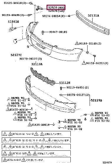 Toyota 52535-52012 Кронштейн бампера 5253552012: Отличная цена - Купить в Украине на EXIST.UA! 5253552012 Toyota Кронштейн бампера