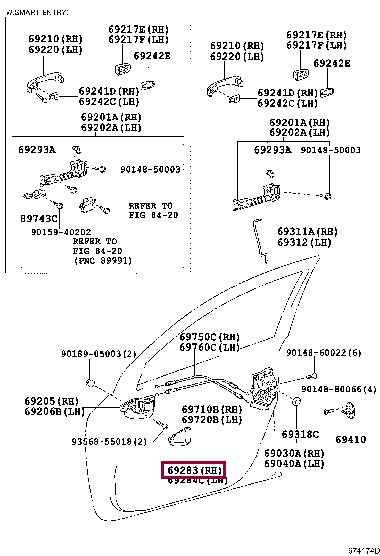 Купить Toyota 69283-33040-B0 по низкой цене в Украине!