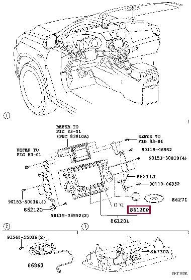 9001026013 Toyota Выключатель кнопочный