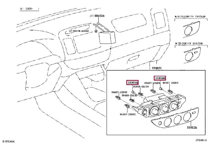 Лампа галогенная 12В Toyota 90011-11050