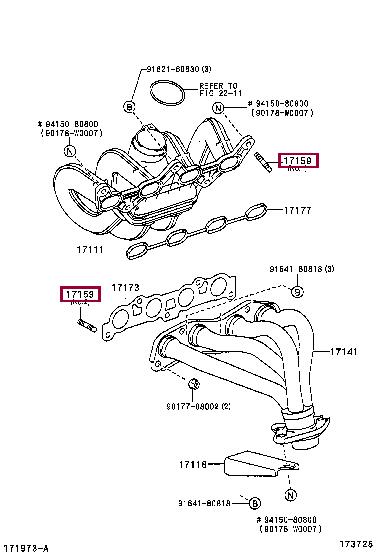 9011608395 Toyota Шпилька