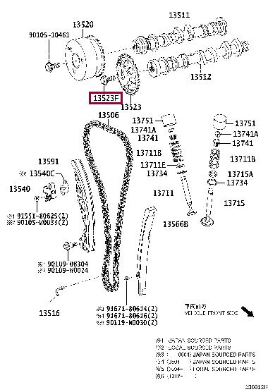 Купити Toyota 90119-10889 за низькою ціною в Україні!