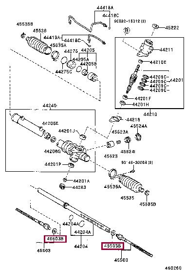 9021414009 Toyota Шайба рулевой тяги