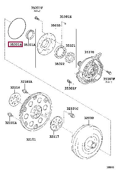 9030199158 Toyota Кольцо стопорное