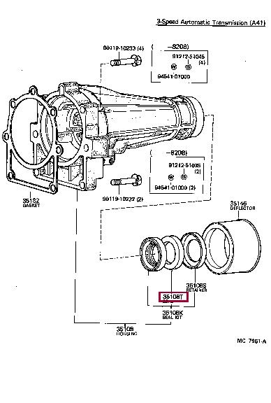 9030338010 Toyota Сальник
