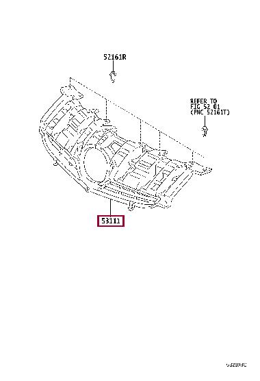 Купить Toyota 53111-47020 по низкой цене в Украине!