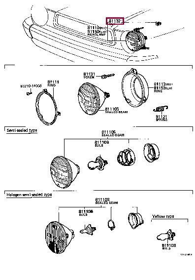 Toyota 90189-05013 Втулка с прямоугольной шляпкой 9018905013: Отличная цена - Купить в Украине на EXIST.UA! 9018905013 Toyota Втулка с прямоугольной шляпкой