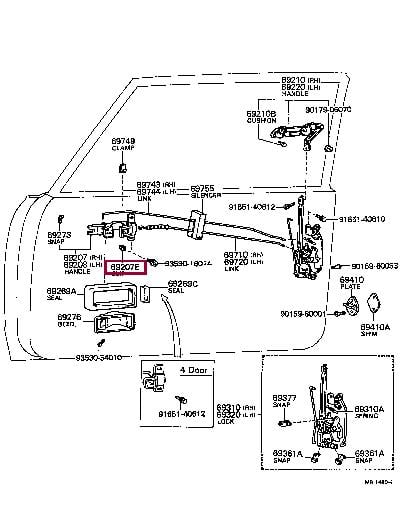 Toyota 90189-06010 Втулка с прямоугольной шляпкой 9018906010: Отличная цена - Купить в Украине на EXIST.UA! 9018906010 Toyota Втулка с прямоугольной шляпкой